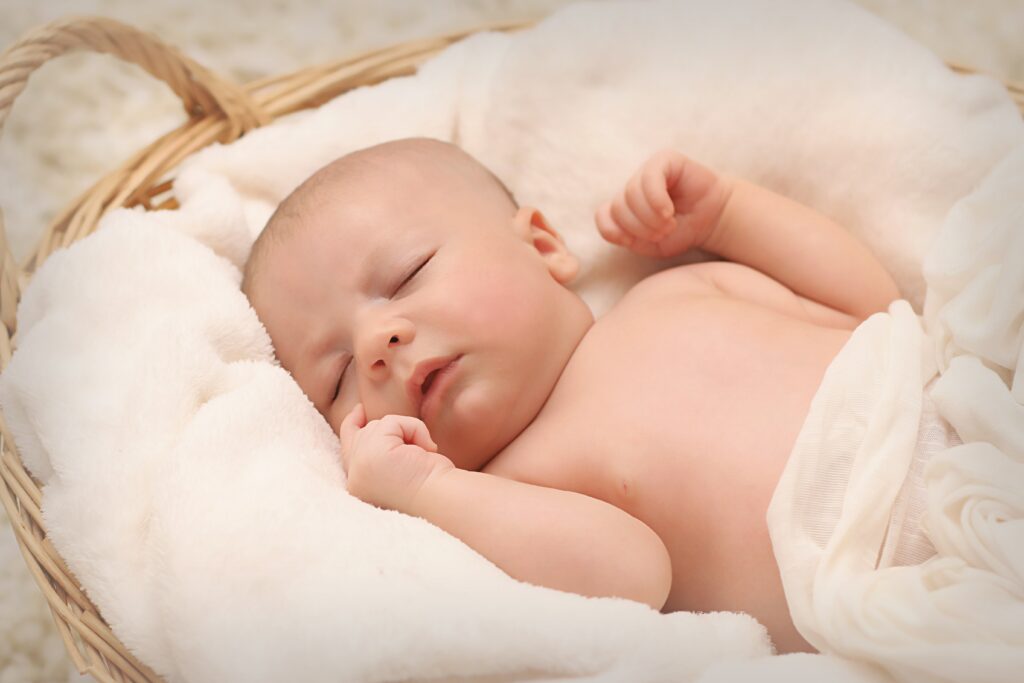 Baby slaapt korte slaapjes